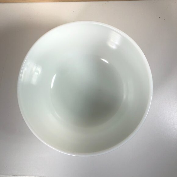 VTG Hamilton Beach Milk Glass Ribbed Large Mixing Bowl #27 Made In USA - Picture 4 of 9